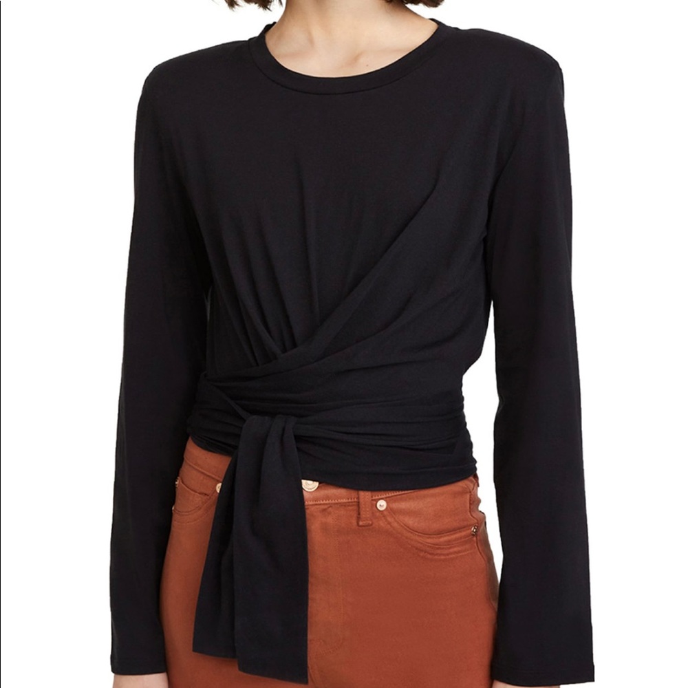 7 For All Mankind Organic Cotton Wrap Shirt